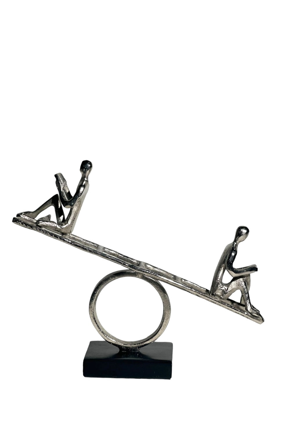 Ponet Maison-Gümüş Mermer Tabanlı Dekoratif Obje-Biblo-1-roqelvaxirum.shop