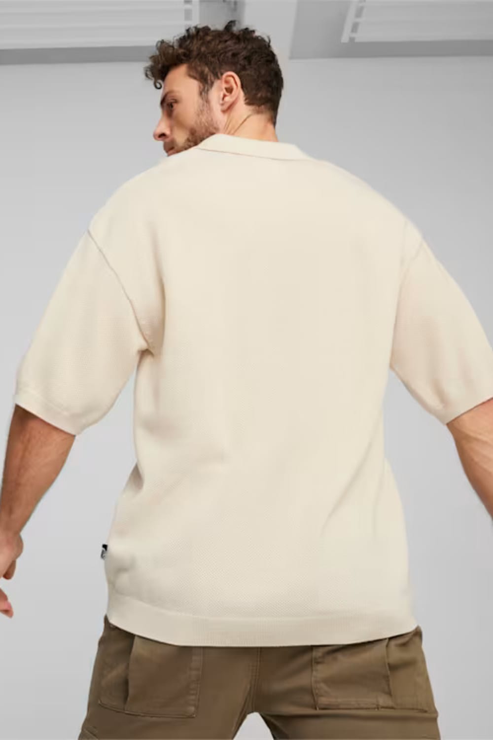 Puma-Basketball Nostalgia Knitted Polo-Alpine Snow-Sweatshirts & Hoodies-4-roqelvaxirum.shop