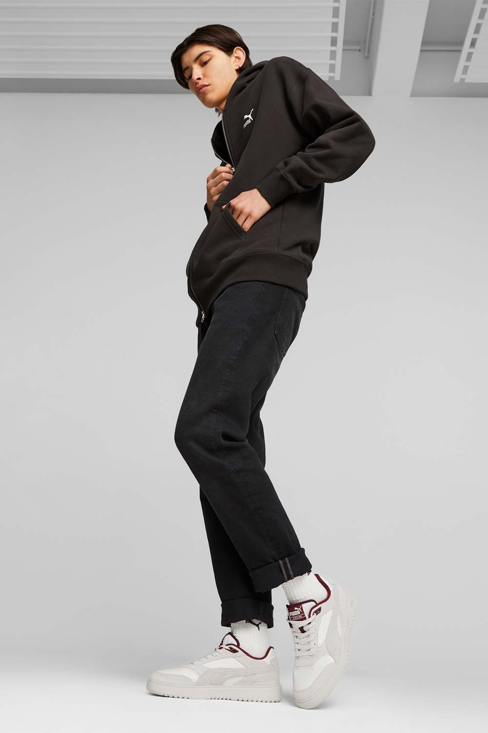 Puma-Doublecourt PRM Warm White Dark Jasper-Sneakers-2-roqelvaxirum.shop