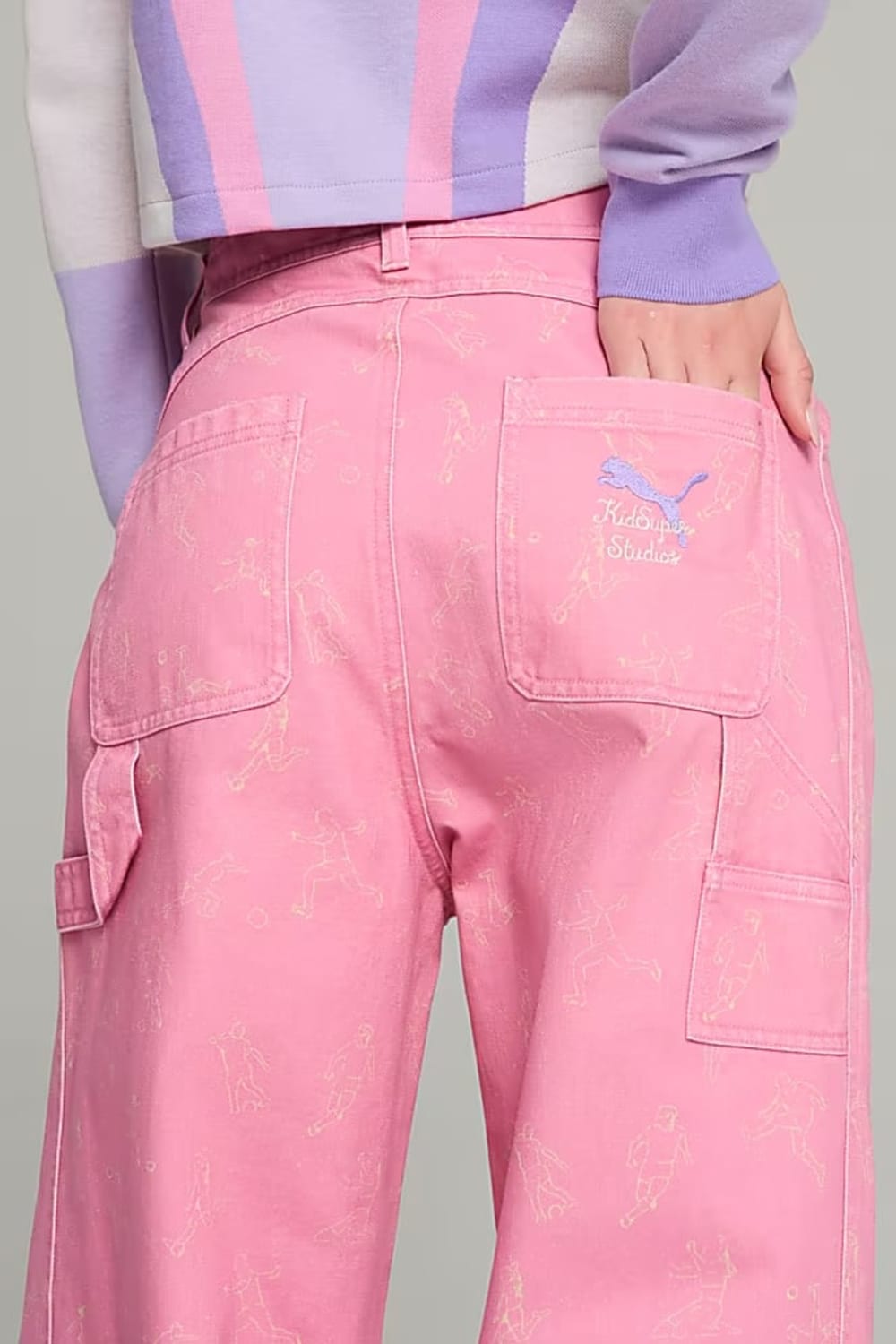 Puma-PUMA x KIDSUPER Pants Mauved Out-Kot Pantolon-5-roqelvaxirum.shop