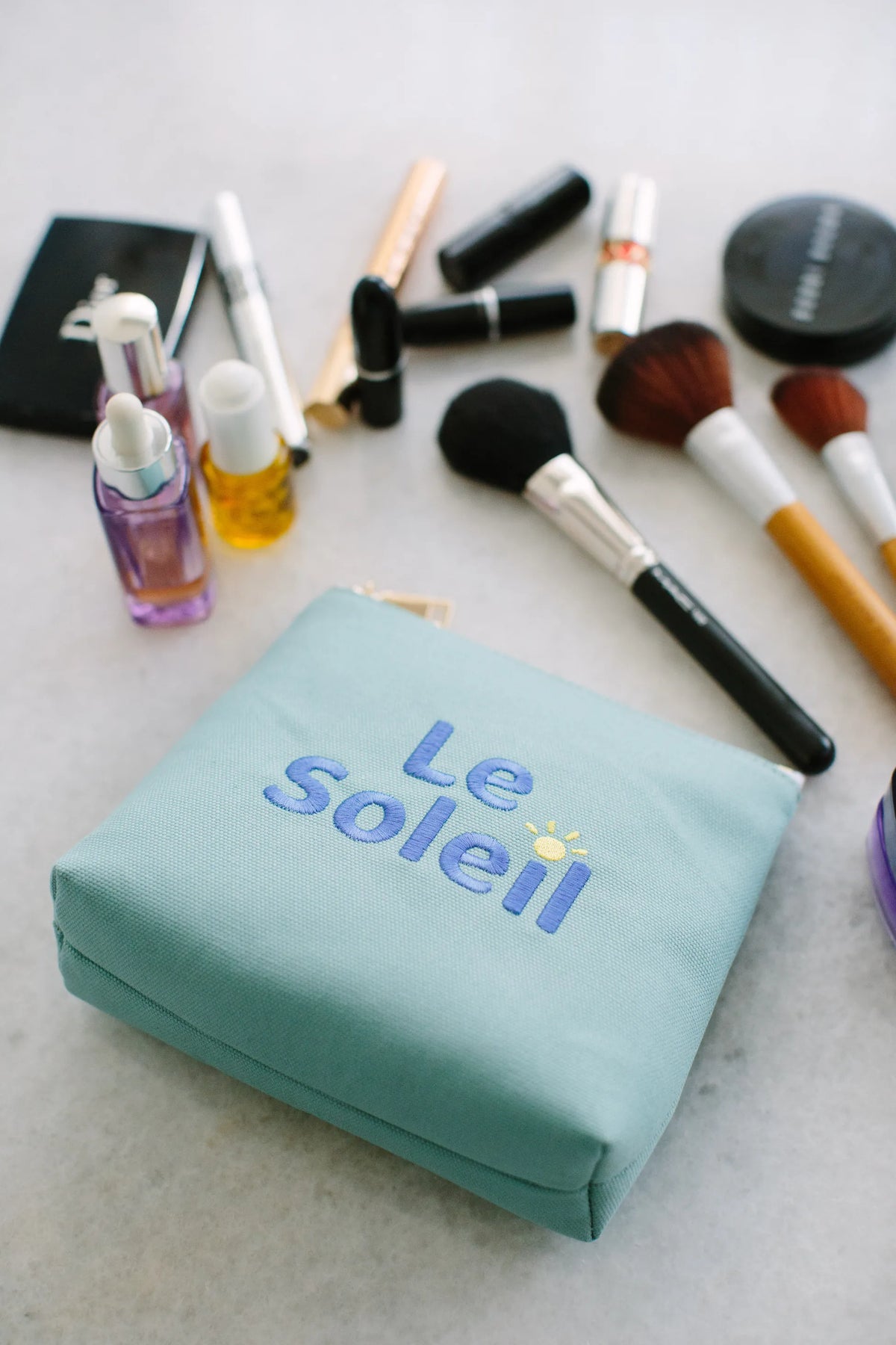 Pure Paris-Le Soleil Kozmetik & Seyahat Çantası – Turkuaz-Makyaj Çantası-5-roqelvaxirum.shop