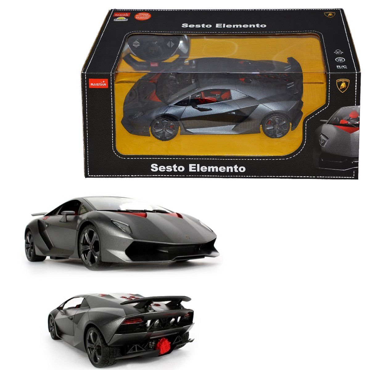 Rastar-Lamborghini Sesto Elemento Uzaktan Kumandalı Işıklı Araba-Uzaktan Kumandalı Araçlar-1-roqelvaxirum.shop