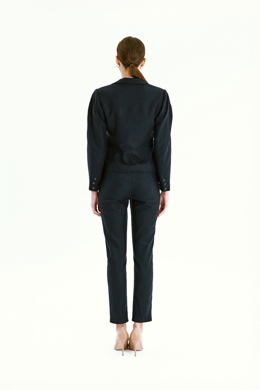 Lacivert Yün Blazer Ceket - 3