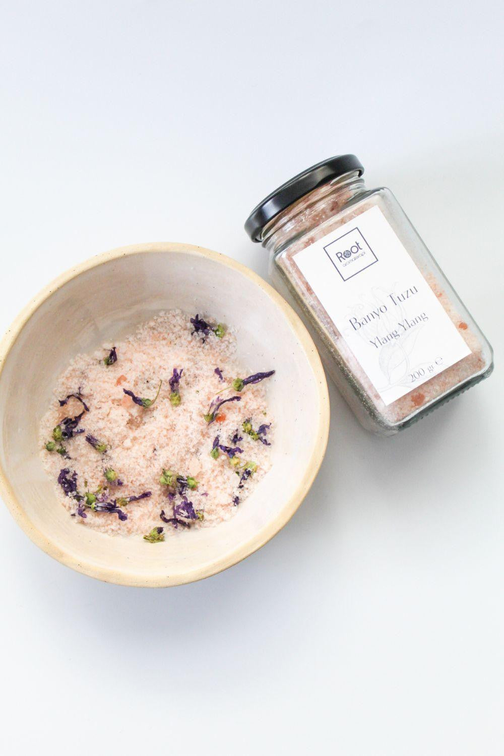 Root Aromaterapi-Banyo Tuzu - Ylang Ylang-Banyo Tuzu-1-roqelvaxirum.shop