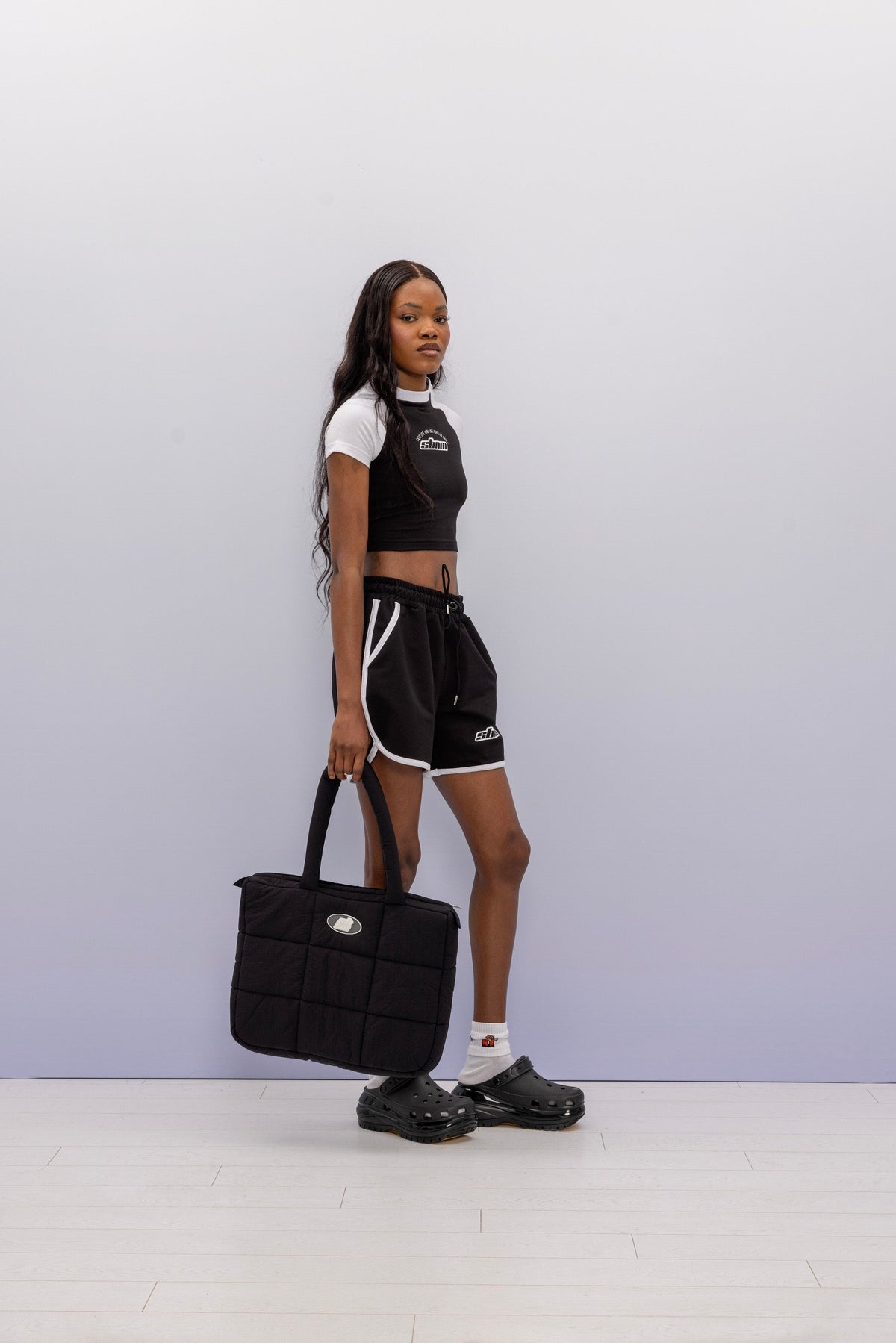 SBNM-''Ying Yang' Contrast Short-Şort-6-roqelvaxirum.shop