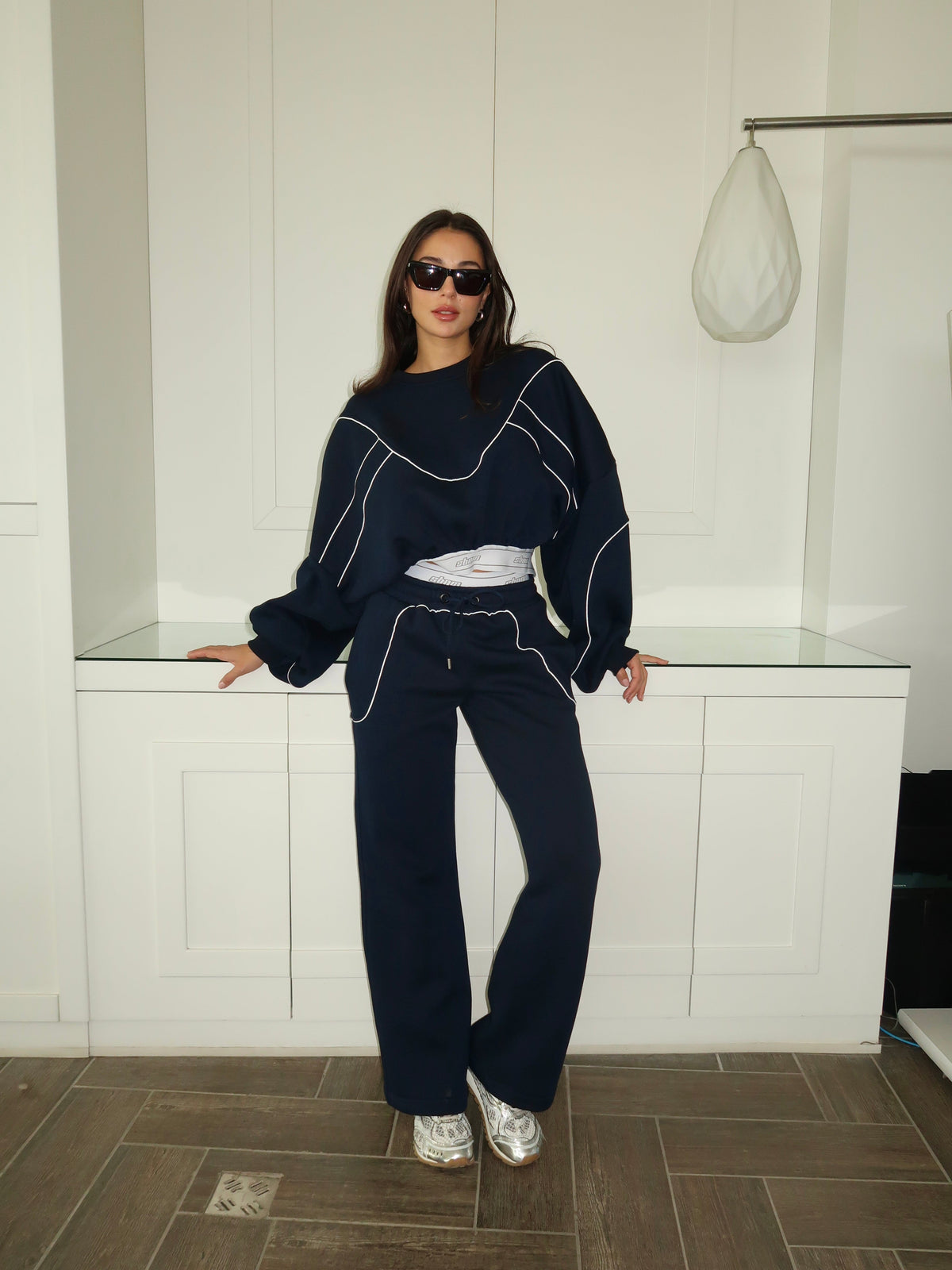Sbnm-Navy Contour Sweatpants-3-roqelvaxirum.shop