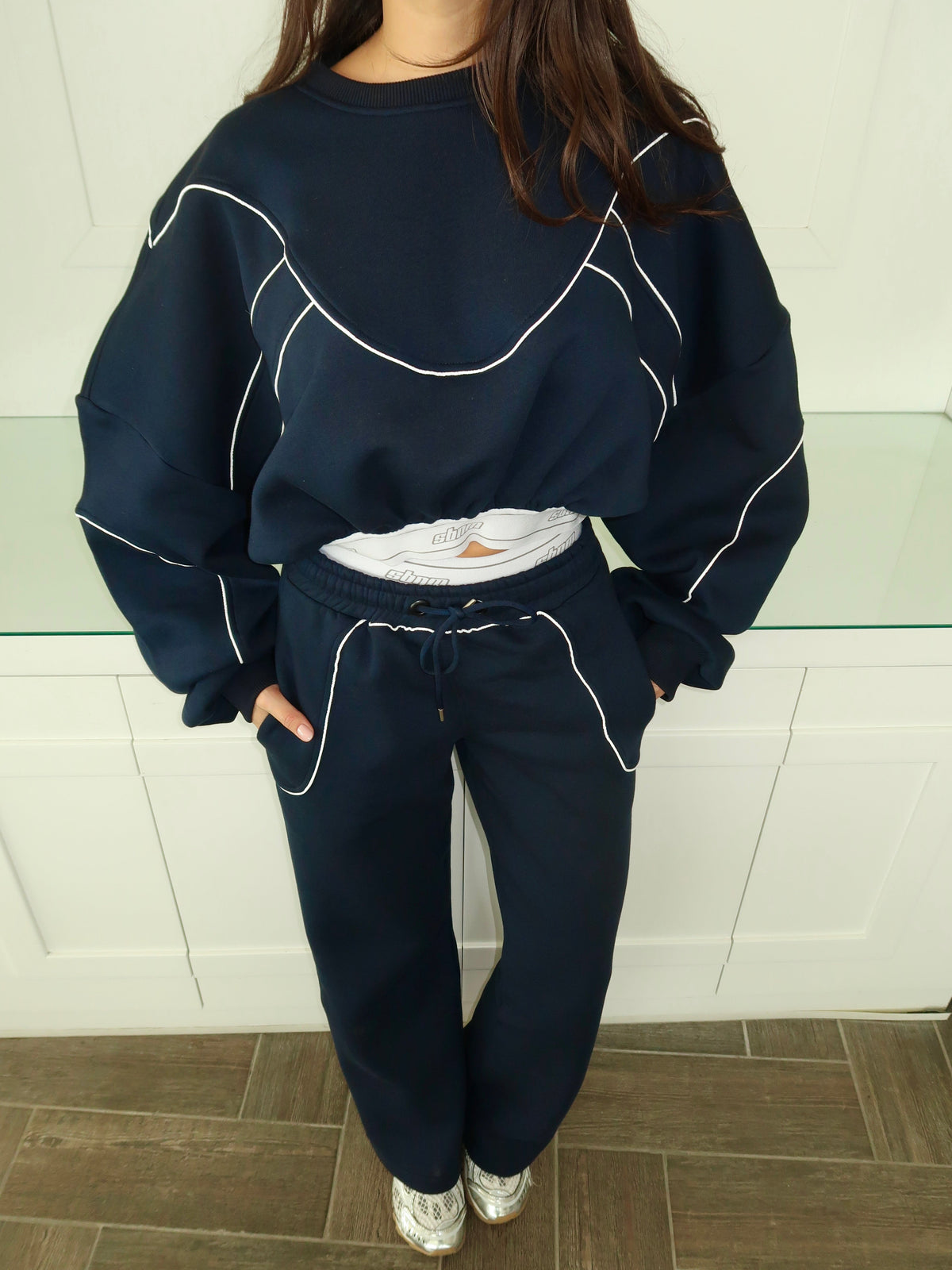 Sbnm-Navy Contour Sweatpants-5-roqelvaxirum.shop