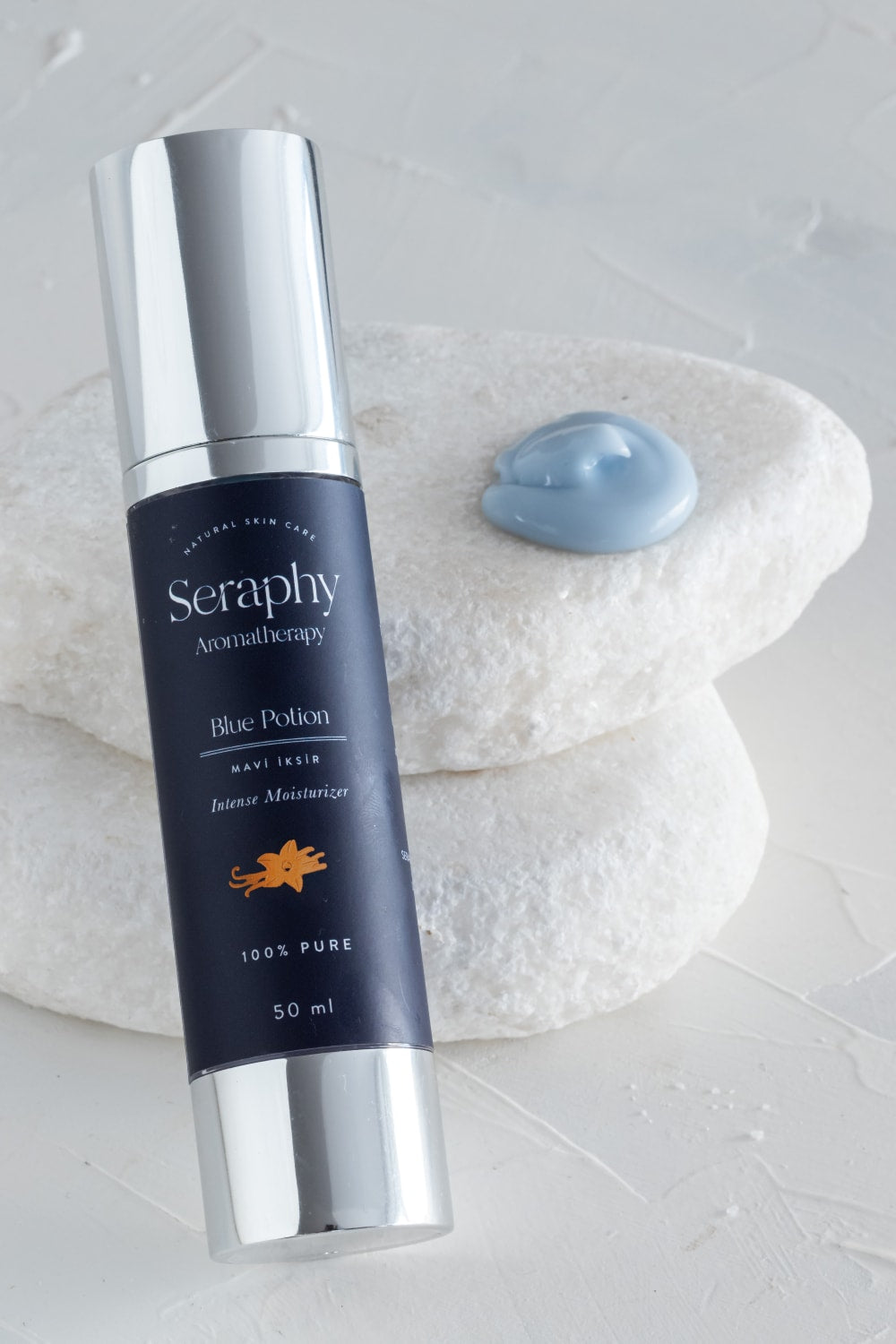 Seraphy Aromatherapy-Cilt Bariyeri Onarıcı- Su Bazlı - Nemlendirici Krem - Blue Potion -50ml - % 100 Pure-Yüz Kremi-2-roqelvaxirum.shop