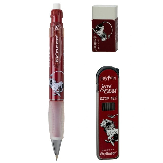 Serve-Harry Potter Gryffindor Temalı 3'lü Kalem Seti — 0,7 Mm-Kalem Seti-1-roqelvaxirum.shop