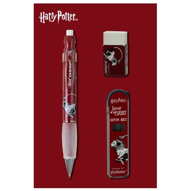 Serve-Harry Potter Gryffindor Temalı 3'lü Kalem Seti — 0,7 Mm-Kalem Seti-3-roqelvaxirum.shop