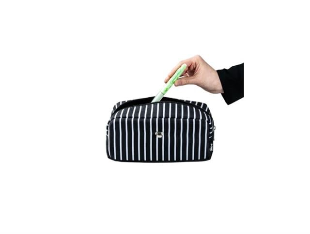 Serve-S Case Kulplu çok Amaçlı Kilitli çanta Siyah-Kalem Çantası-5-roqelvaxirum.shop