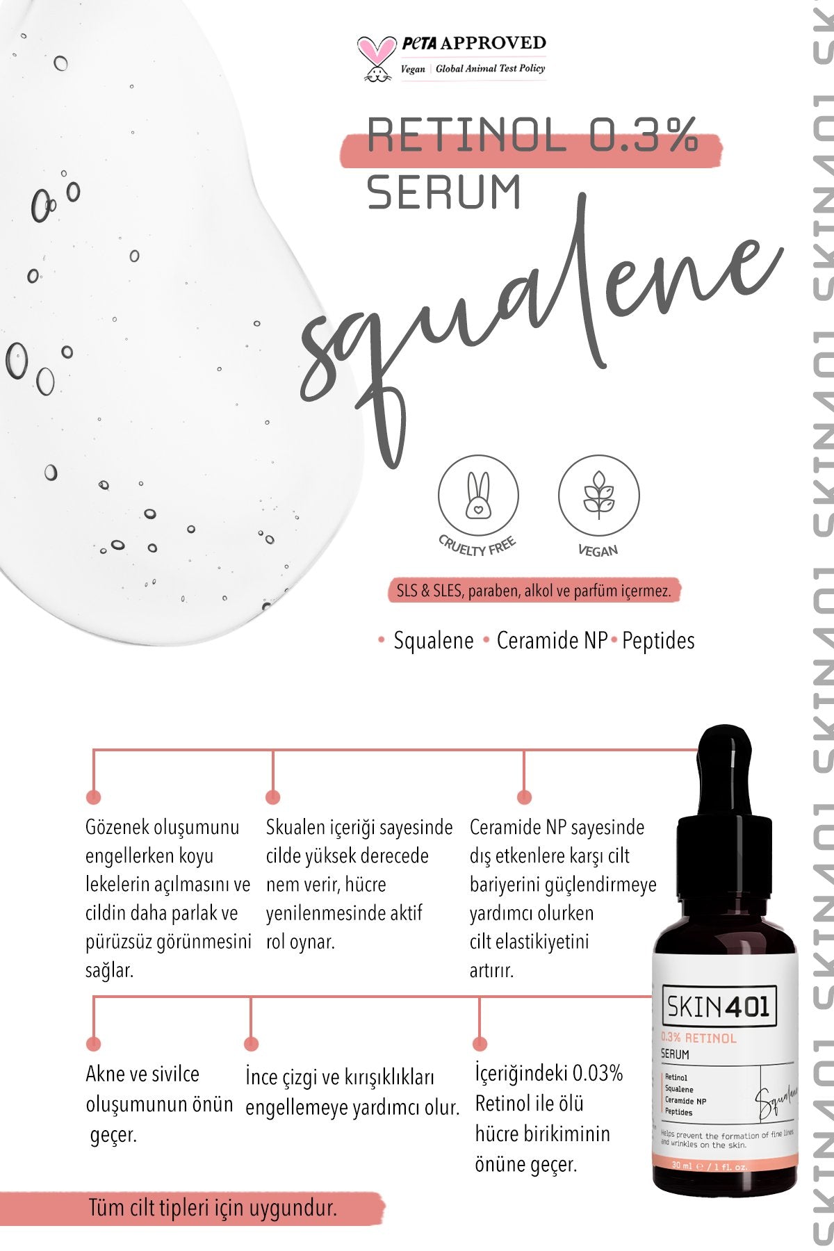 0.3% Retinol Firm & Renew Serum 30 Ml