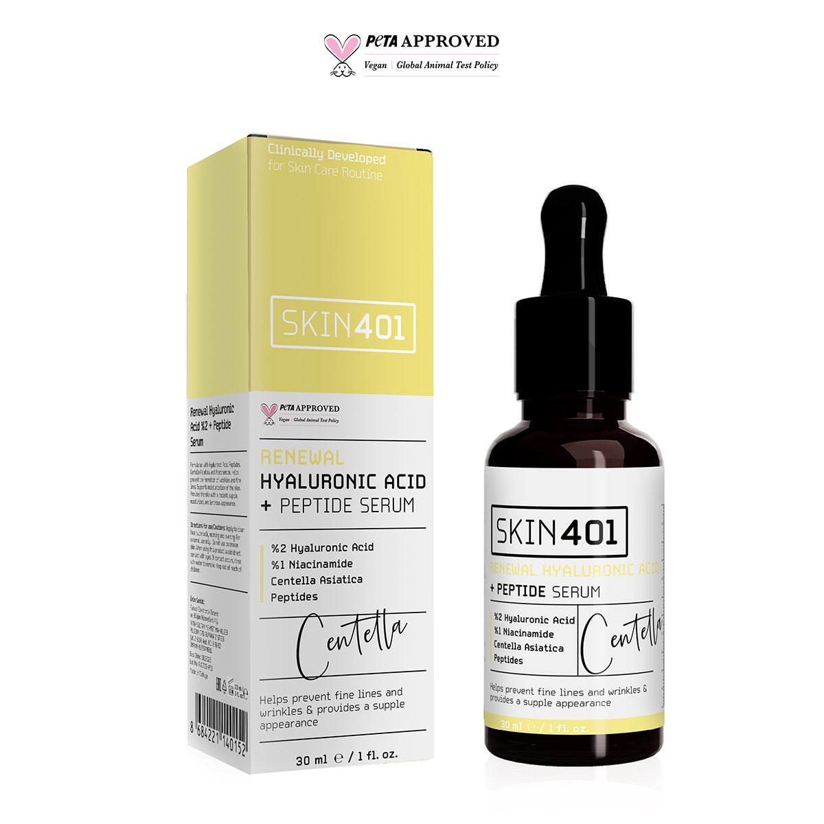 Renewal 2% Hyaluronic Acid + Peptide Serum