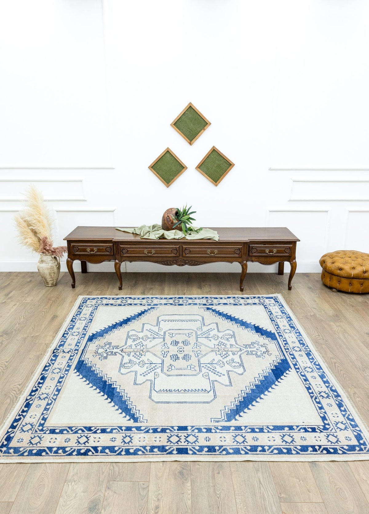 Soho Antiq-Ariet Rustik Tasarımlı El Dokuma Halı 205x193 Cm-Halı-2-roqelvaxirum.shop