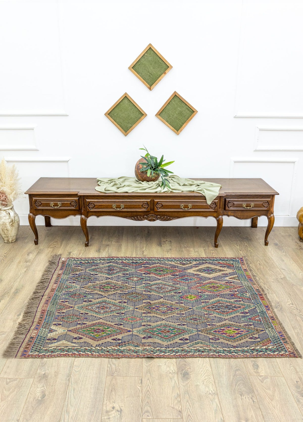 Soho Antiq-Diaz Dekoratif El Dokuma Kilim 127x159 Cm-2-roqelvaxirum.shop