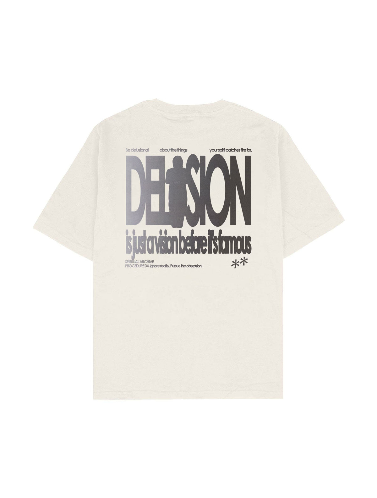 Delusional Logo Oversize Tişört