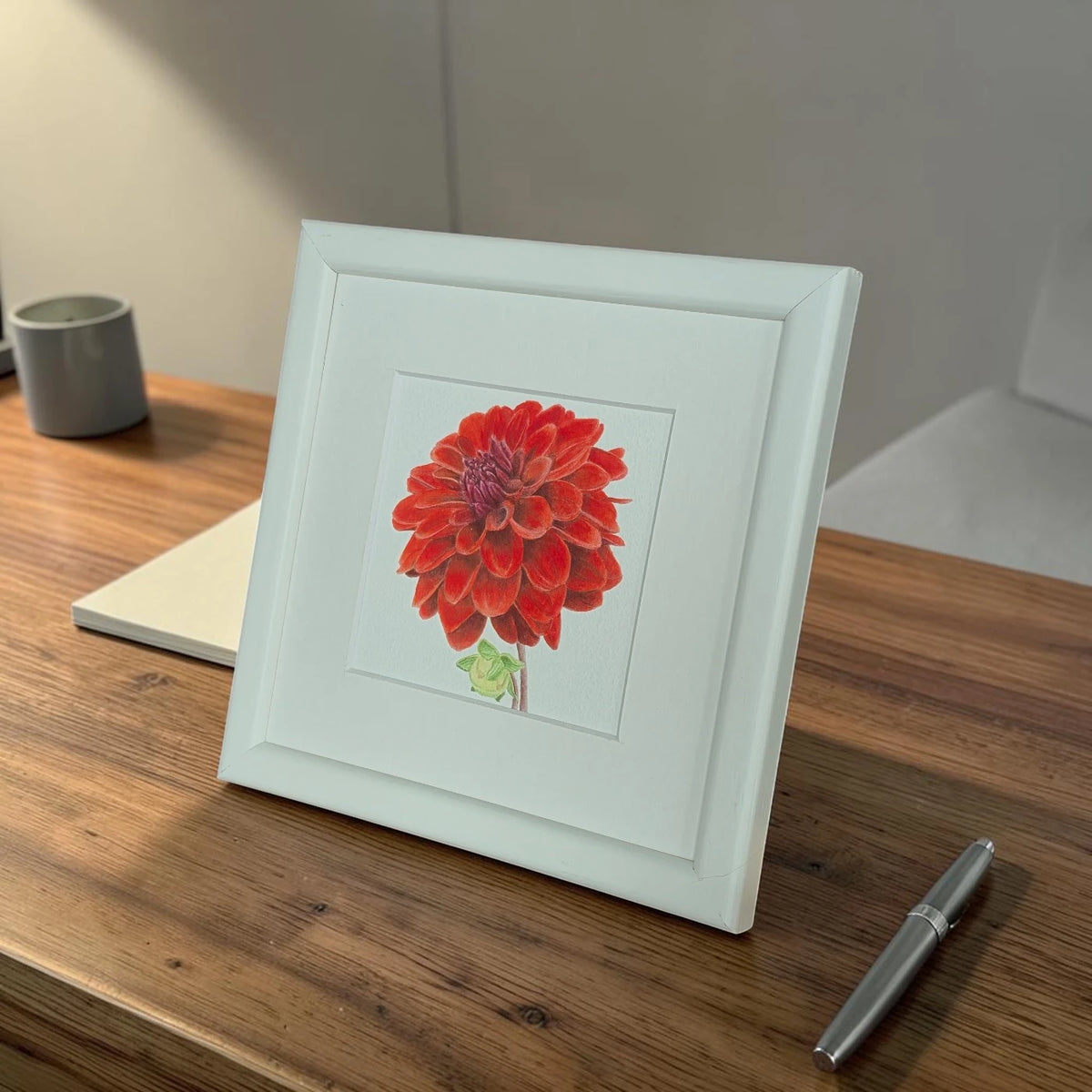 Yıldız Çiçeği Suluboya Fine Art Baskı