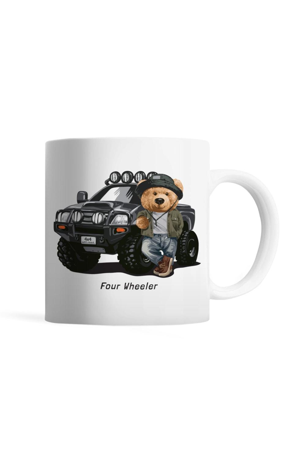 Tatlistan-Teddy Bear | Four Wheeler - Kupa Bardak-Bardak-1-roqelvaxirum.shop