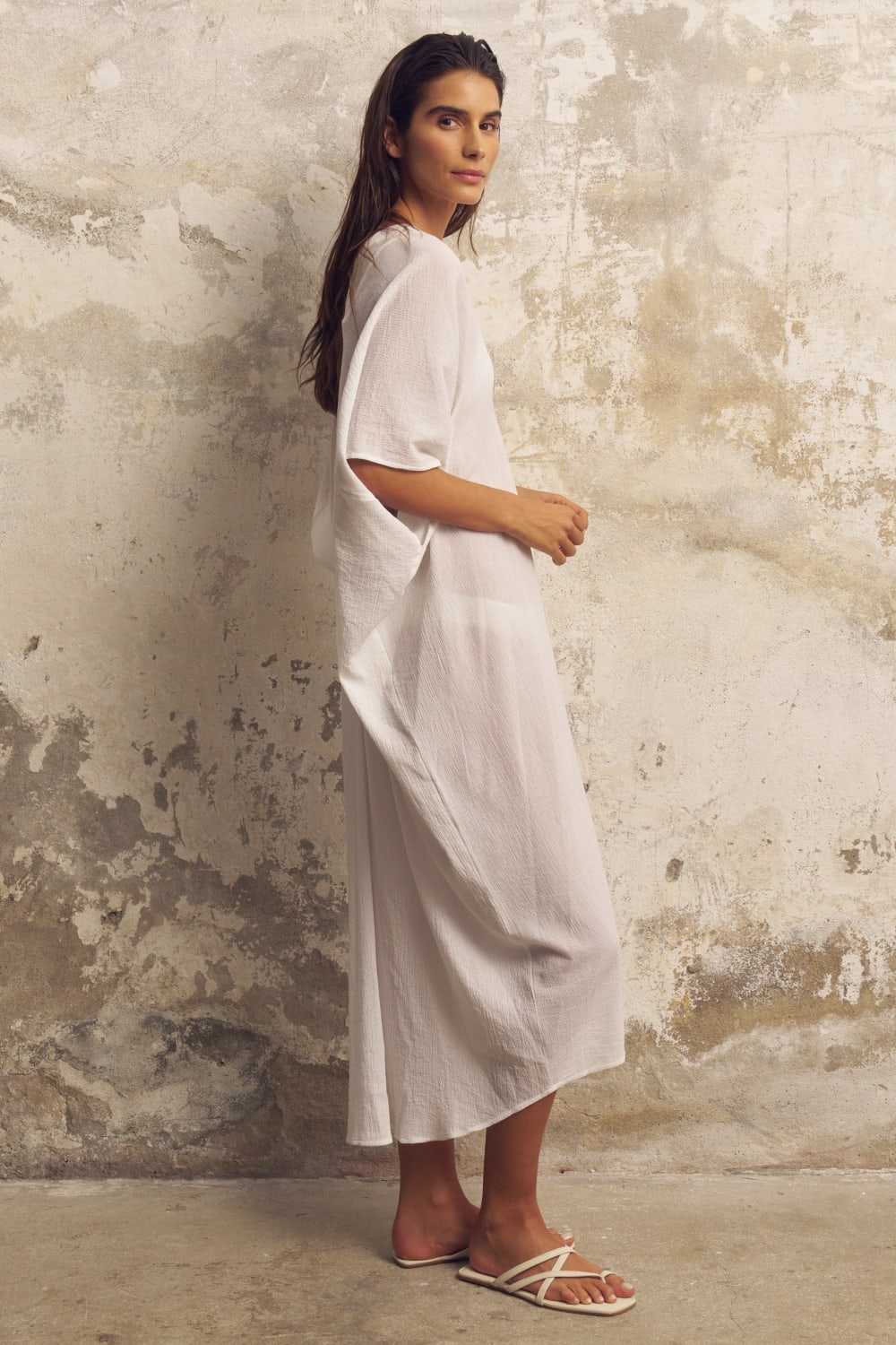 The Handloom-Esti Tunic White-Kaftan-2-roqelvaxirum.shop