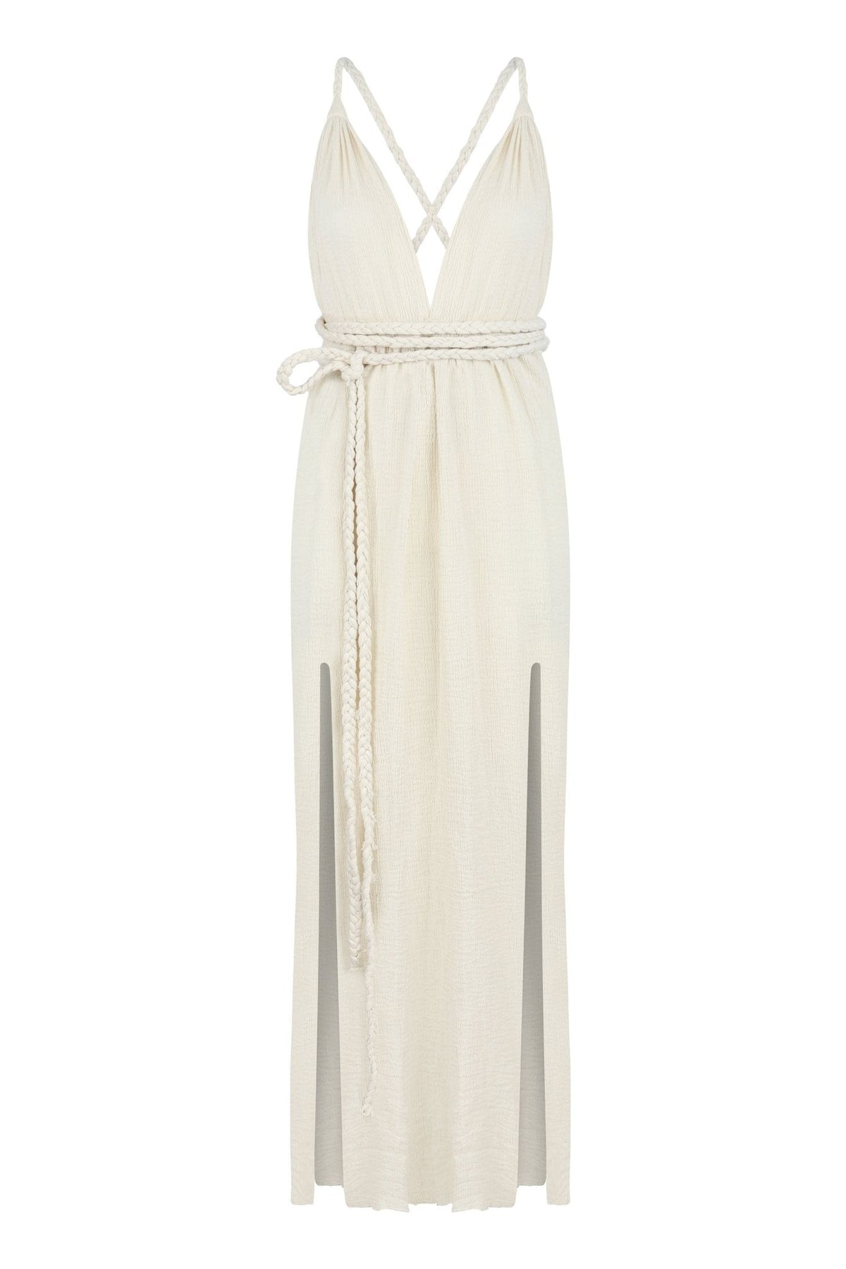 The Handloom-Muse Braided Straps Dress Natural-Elbise-15-roqelvaxirum.shop