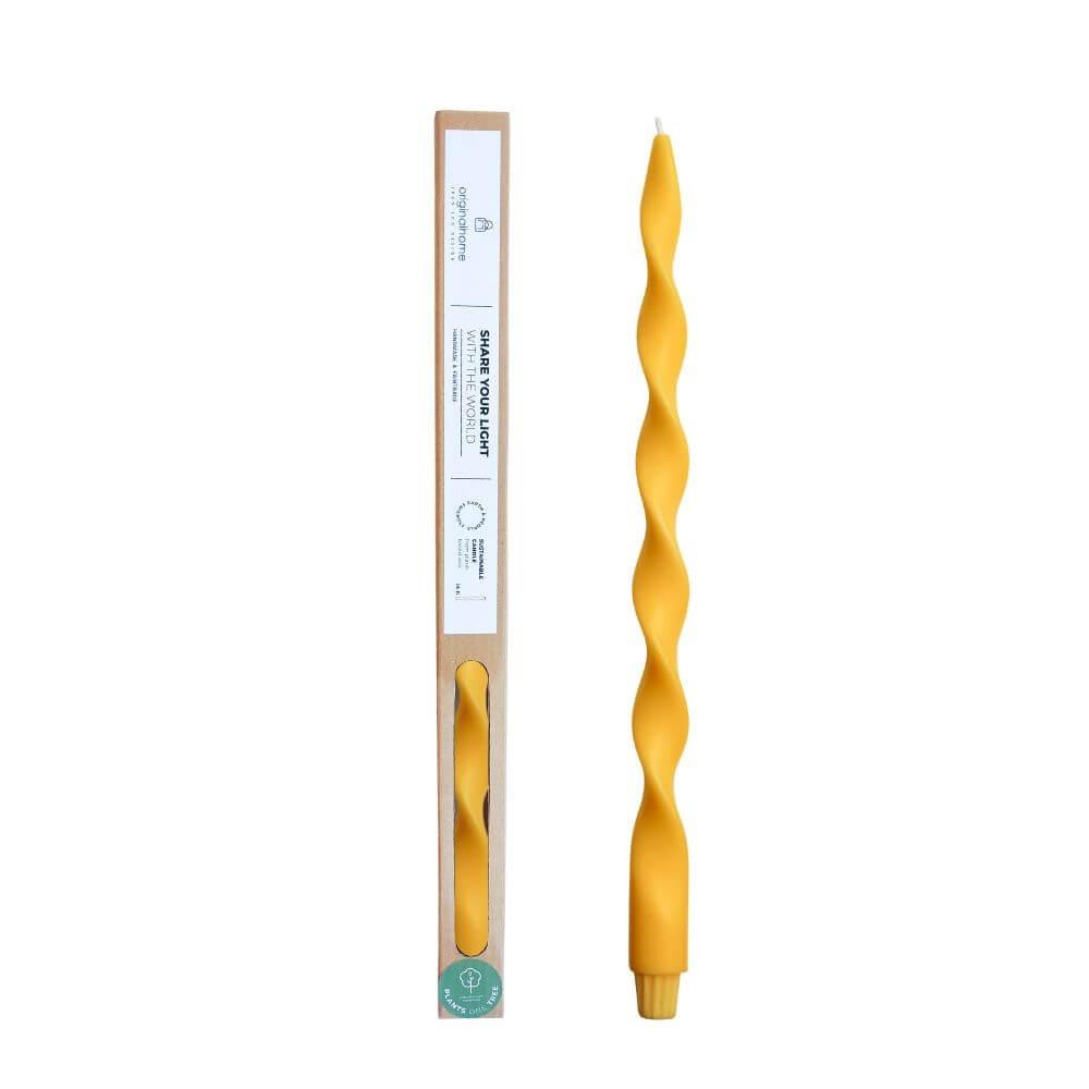 Burgu Mum Parlak Honey 40 Cm