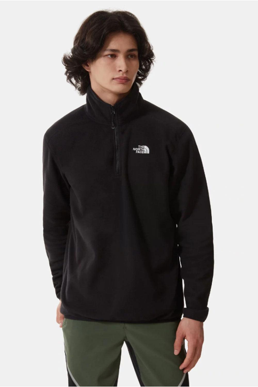 The North Face-Men 100 Glacier 1/4 Zip-Sweatshirts & Hoodies-2-roqelvaxirum.shop