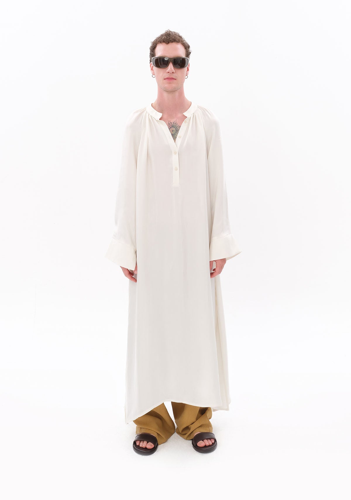 Tiny-Beyaz Luxe Tencel™ Reglan Kol Elbise-Elbise-12-roqelvaxirum.shop