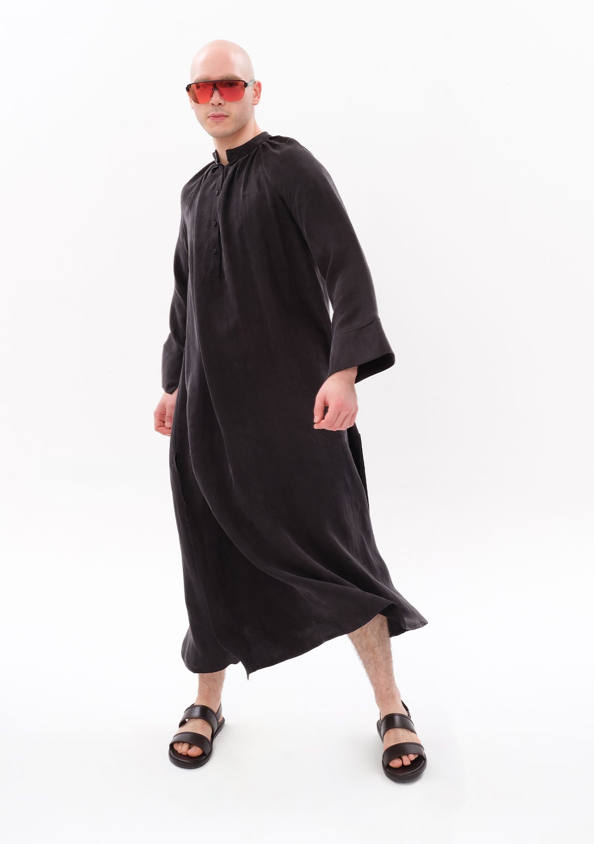 Tiny-Siyah Luxe Tencel™ Reglan Kol Elbise-Elbise-2-roqelvaxirum.shop