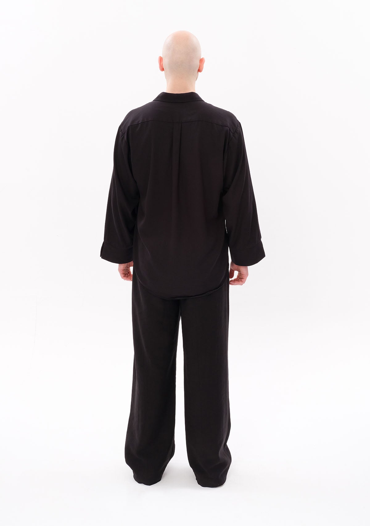 Tiny-Siyah Tencel™ Oversize Gömlek-Gömlek-2-roqelvaxirum.shop