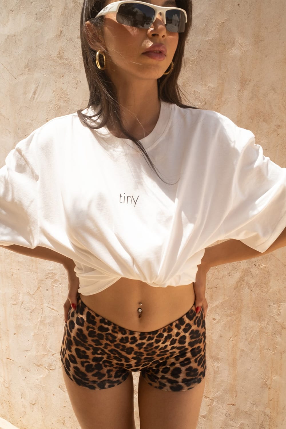 Tiny-Tiny Oversize Beyaz Tişört-T-Shirts-5-roqelvaxirum.shop
