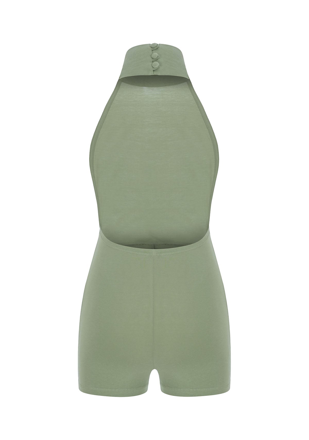 Tiny-Yeşil Boğazlı Sırt Dekolteli Şort Bodysuit-Tulum-7-roqelvaxirum.shop
