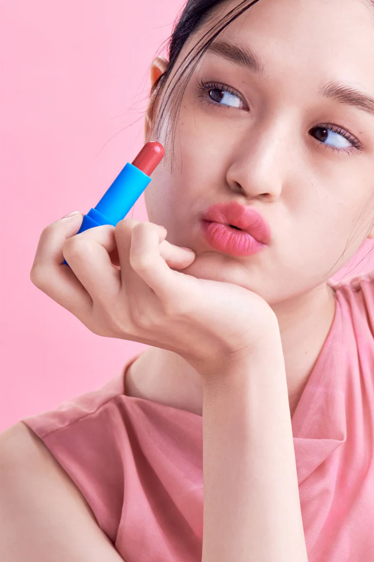 Tocobo-Tocobo Powder Cream Lip Balm 032 Rose Petal 19gr Mat & Pudra Bitişli Vegan Lip Balm-Lip Balm-3-roqelvaxirum.shop
