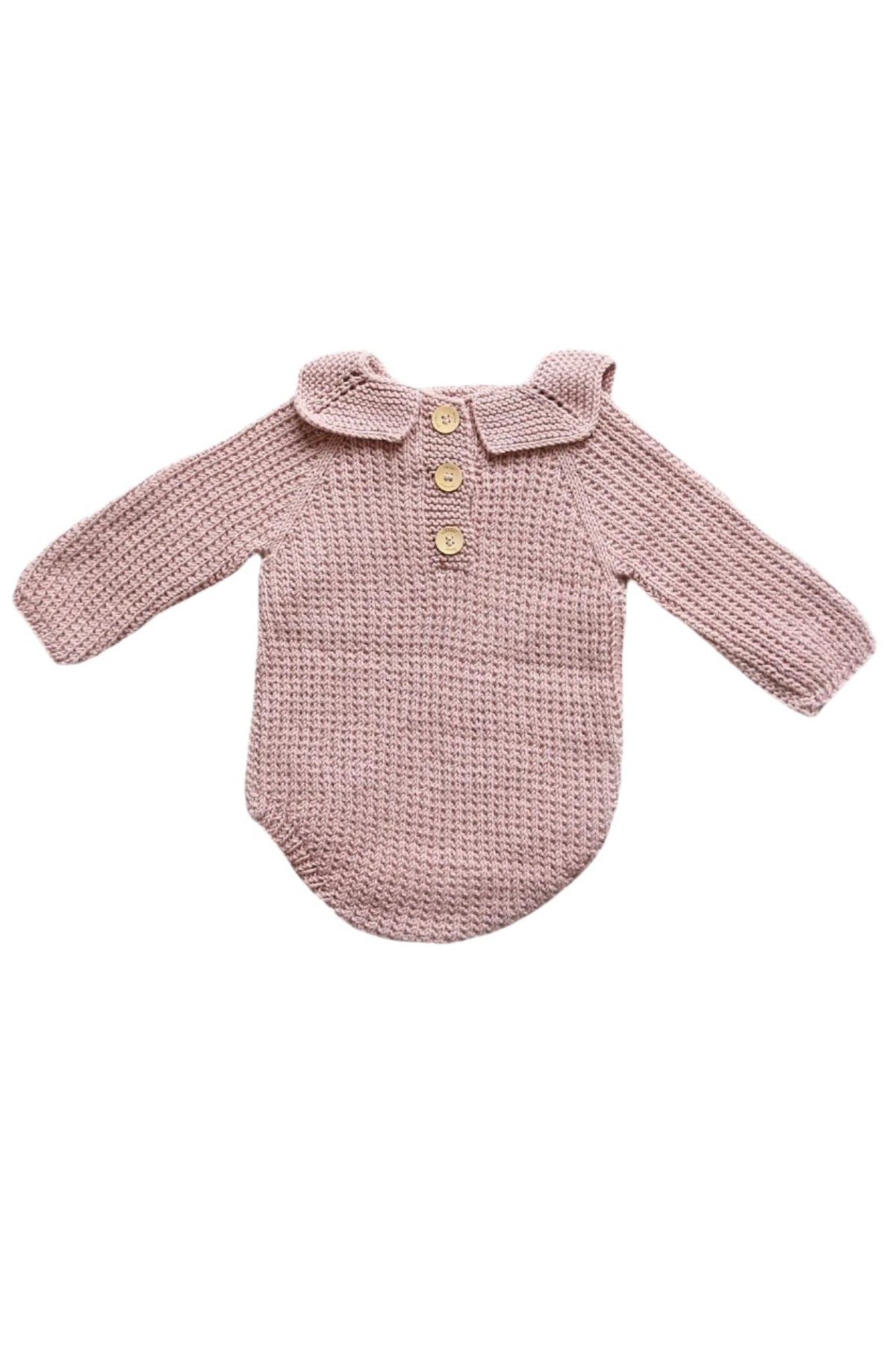 Totzee-Organik El Örgüsü Yakalı Body Lavanta Pembesi-Body-1-roqelvaxirum.shop