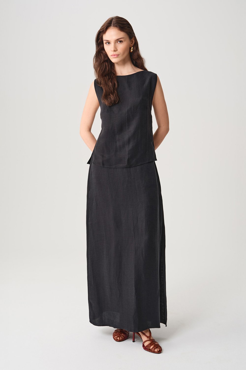 Towdoo-Rose Uzun Etek - Siyah-Etek-8-roqelvaxirum.shop