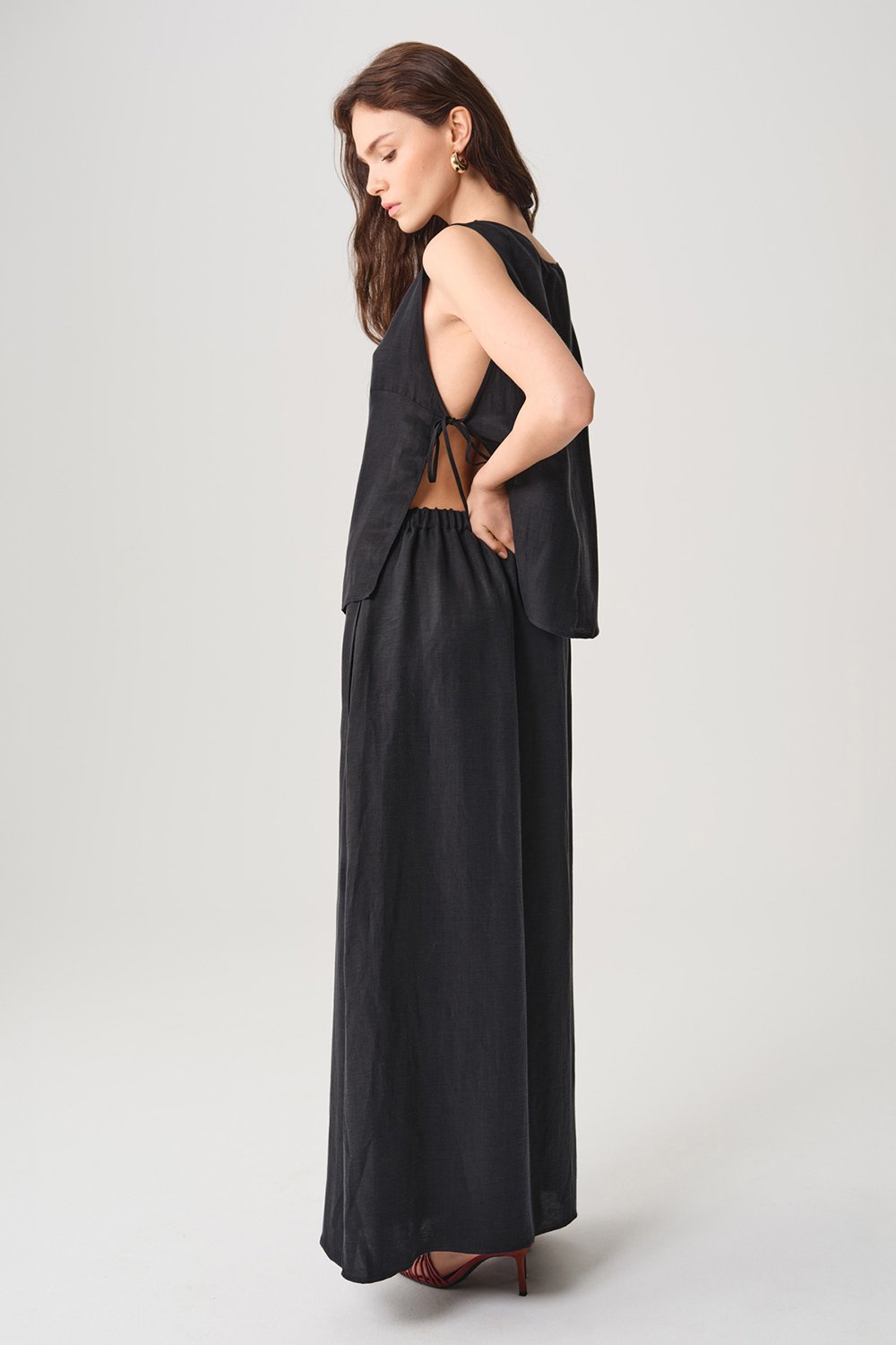 Towdoo-Rose Uzun Etek - Siyah-Etek-9-roqelvaxirum.shop