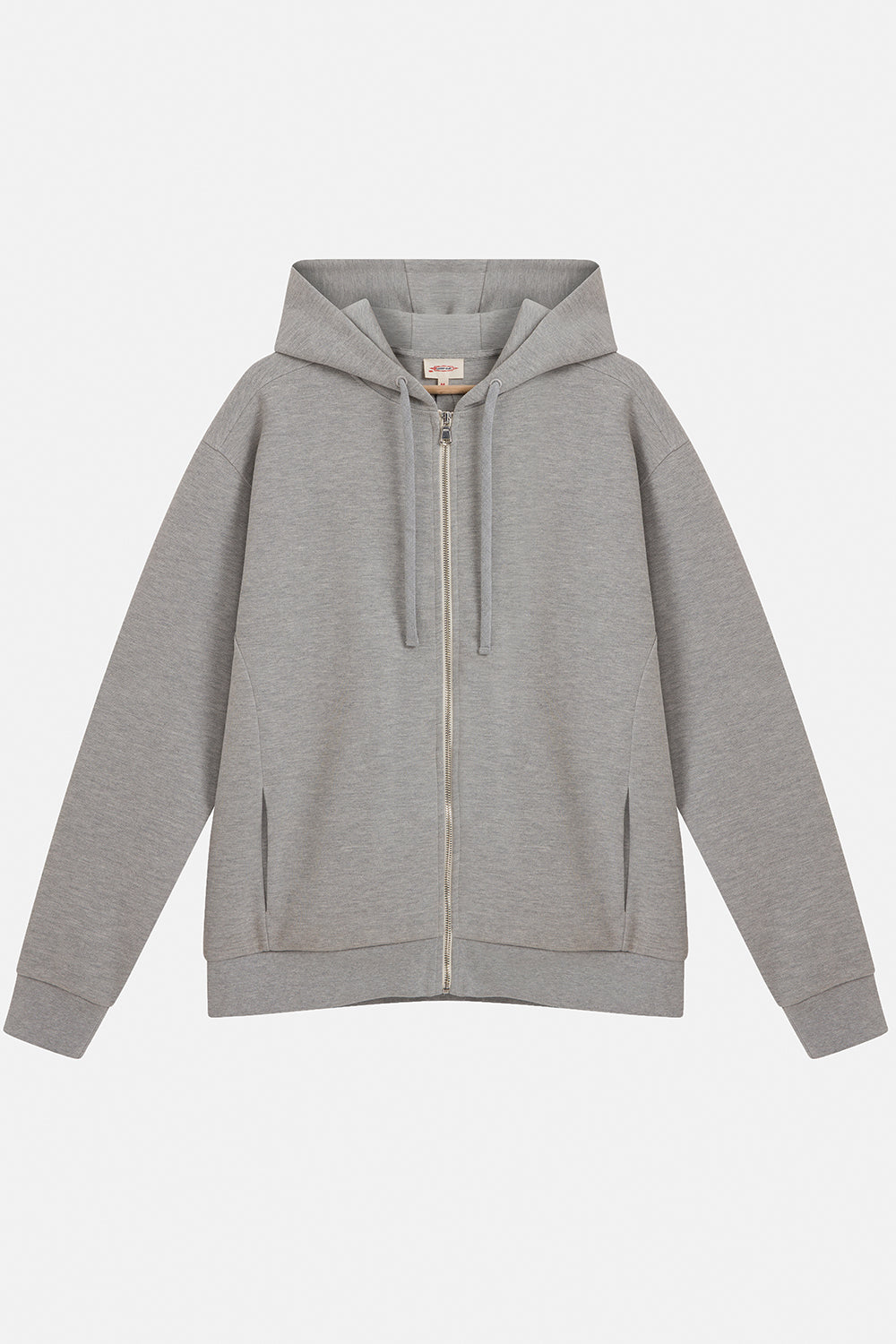 Vaneda-Urbanwild Hoodie Fermuarlı Gri Melanj-1-roqelvaxirum.shop