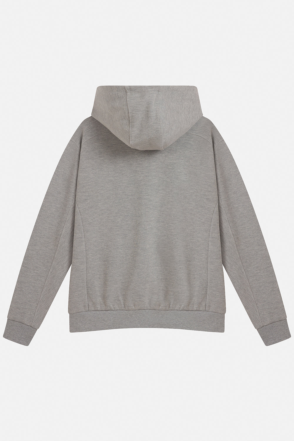 Vaneda-Urbanwild Hoodie Fermuarlı Gri Melanj-2-roqelvaxirum.shop