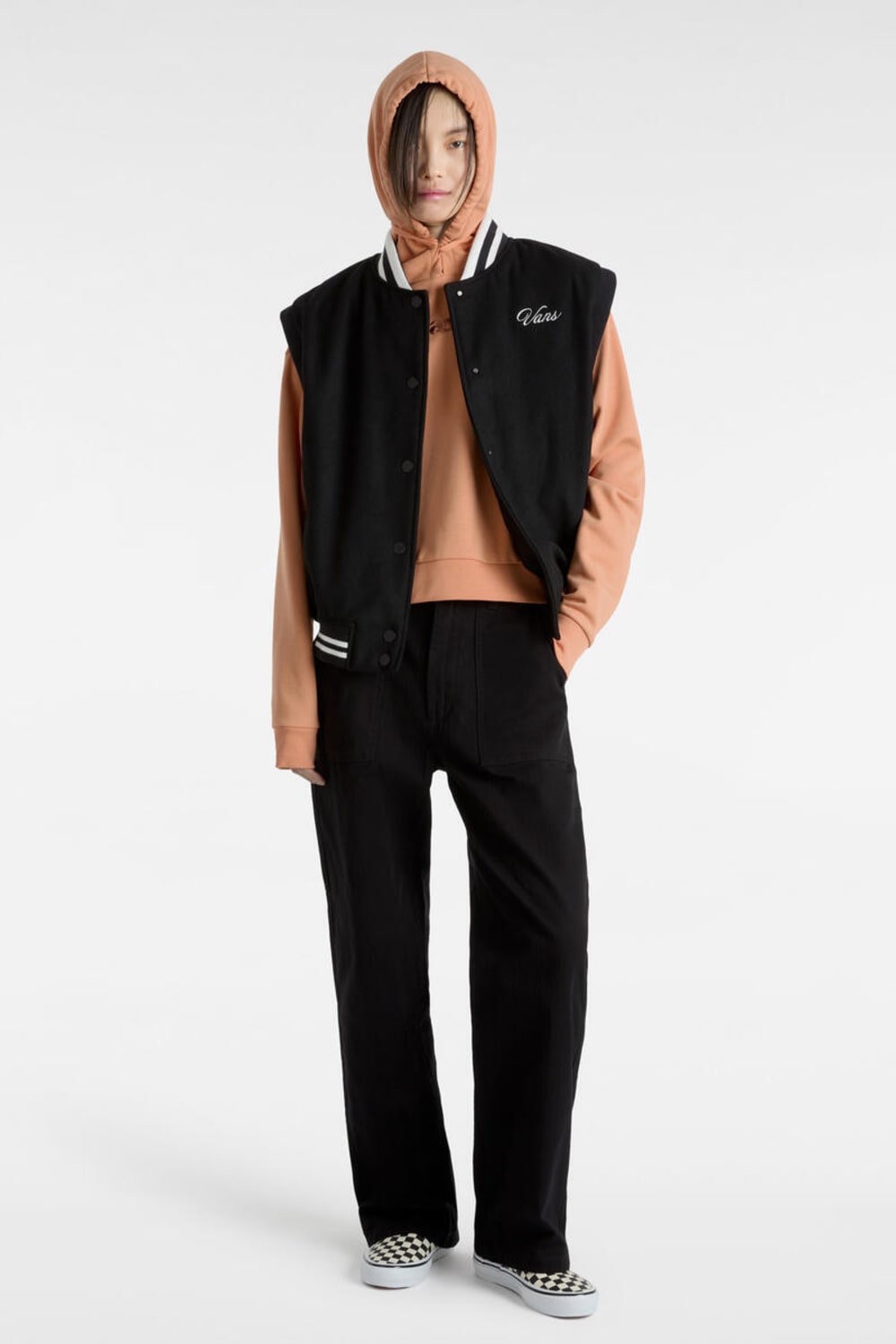 Vans-W Essential Ft Rlx Po Carnelian-Sweatshirts & Hoodies-5-roqelvaxirum.shop