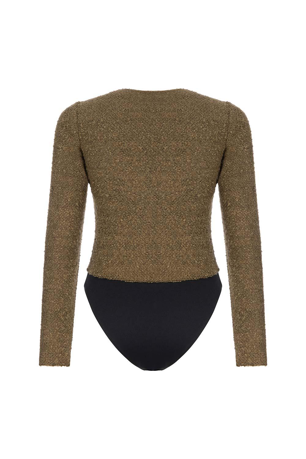 Veryself-Tuscan Bodysuit - Kahverengi-Top-4-roqelvaxirum.shop