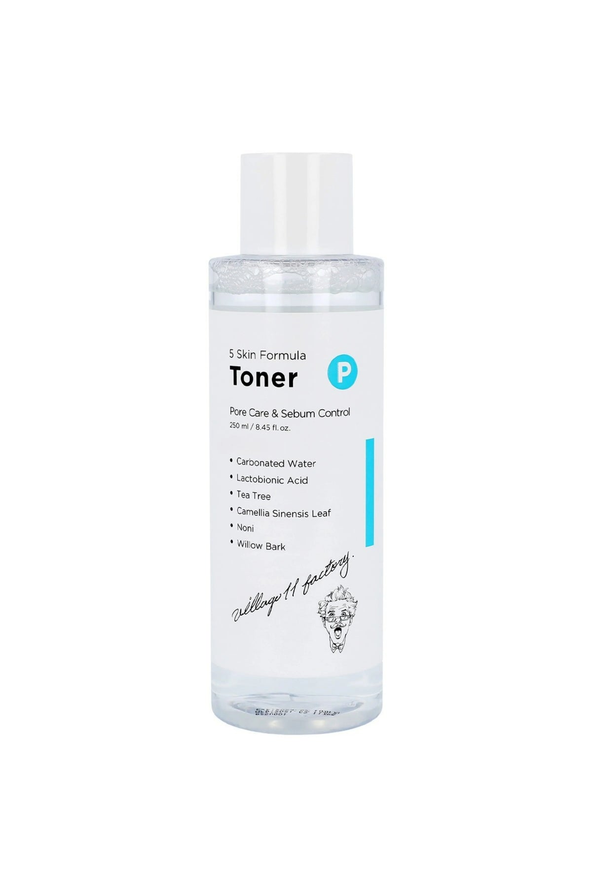 Village 11 Factory-P Skin Formula Toner 250ml - Siyah Nokta & Akne Karşıtı, Gözenek Sıkılaştırıcı Arındırıcı Pha & Çay Ağacı Tonik-Düzenleme-1-roqelvaxirum.shop