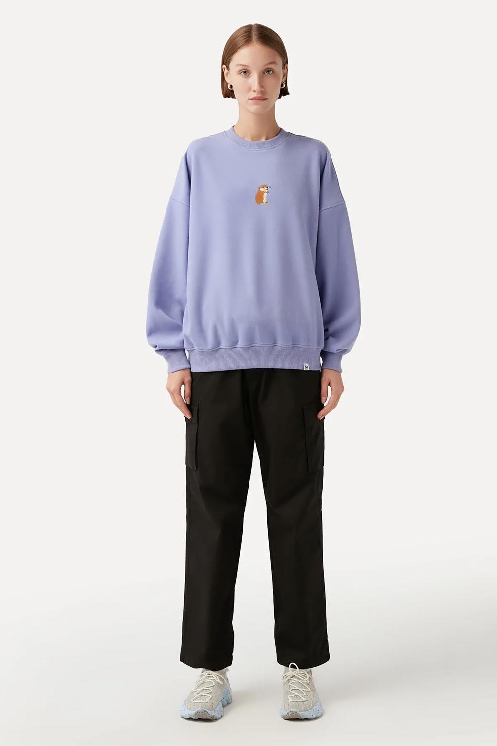WWF Market-Beaver Kit Sweatshirt - Lilac-Sweatshirts & Hoodies-7-roqelvaxirum.shop