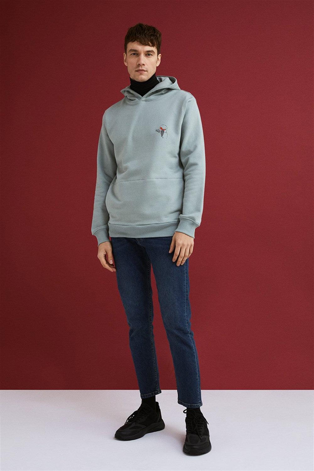WWF Market-Kızıl Akbaba Hoodie - Pastel Gri-Sweatshirts & Hoodies-3-roqelvaxirum.shop