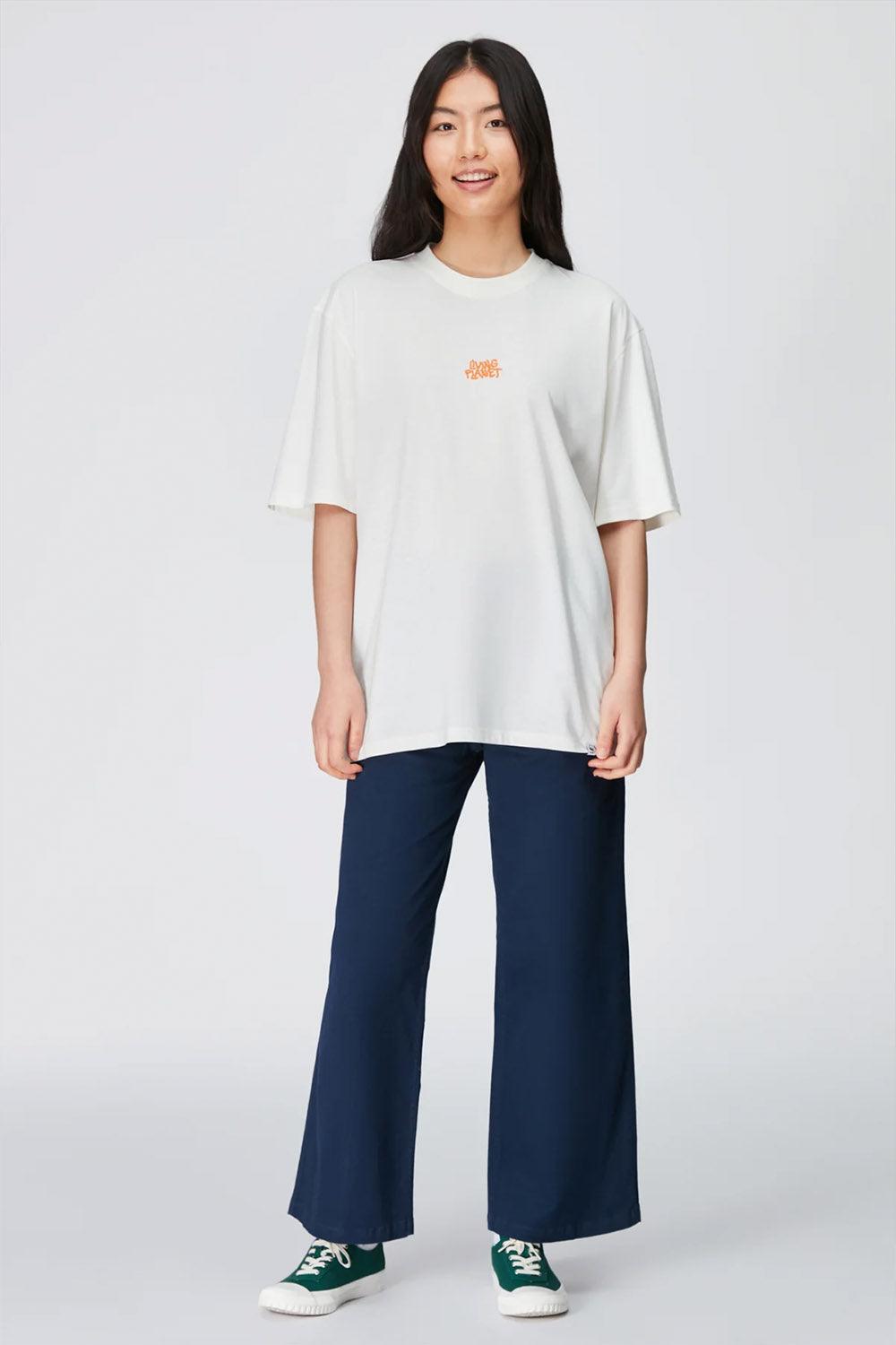 WWF Market-Living Planet Oversize T-shirt - Ekru-T-Shirts-4-roqelvaxirum.shop