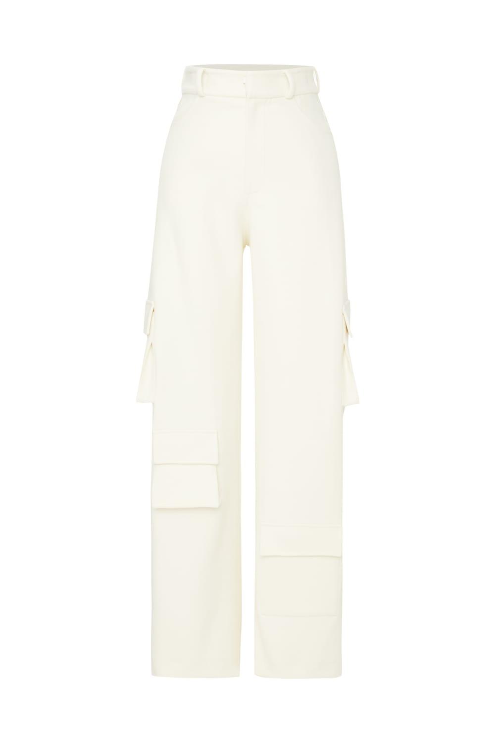 Wabi Sabi-Comodita Ekru Kaşmir Pantolon-Pantolon-1-roqelvaxirum.shop