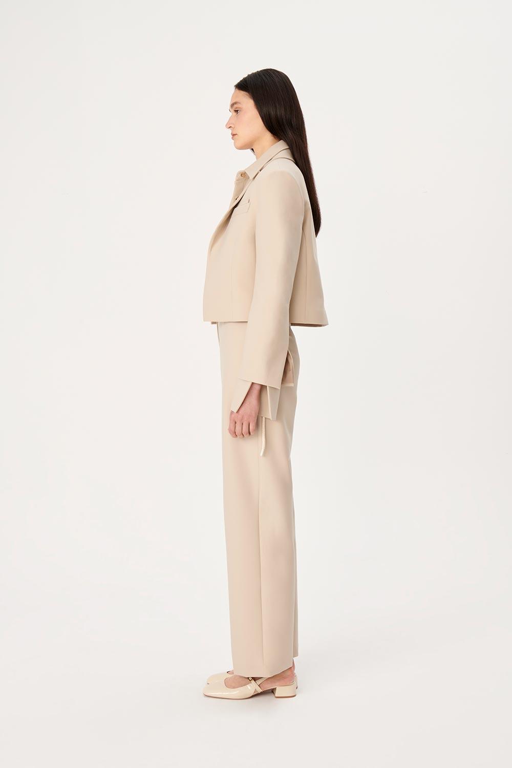 Wabi Sabi-Grazia Bej Ceket-Ceket-3-roqelvaxirum.shop