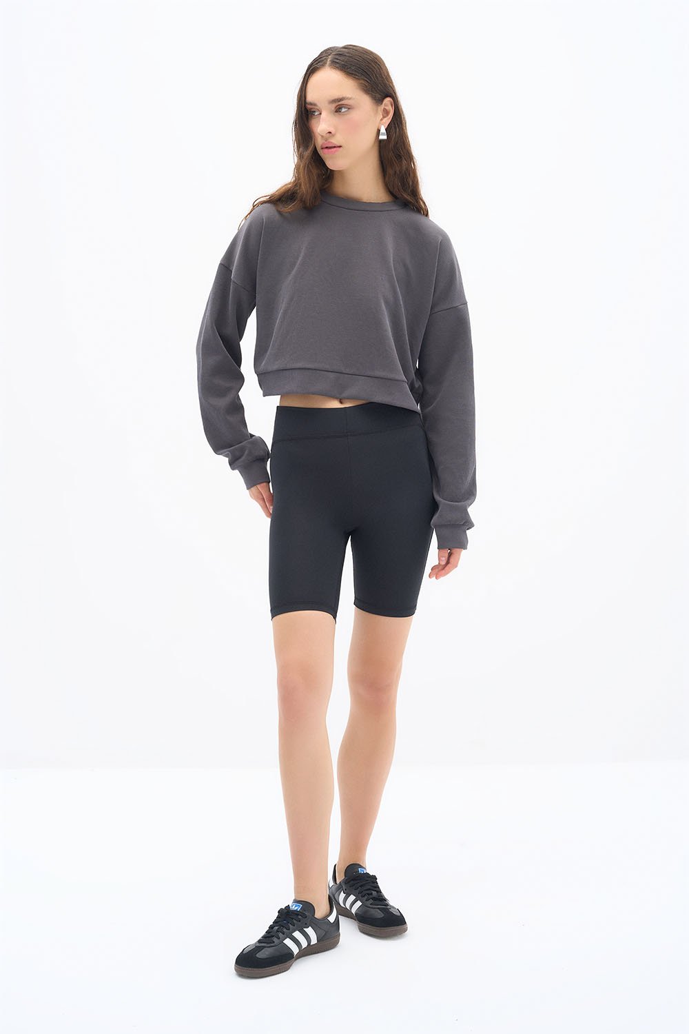 Wear Three Points-Antrasit Flow Sweatshirt-Sweatshirts & Hoodies-1-roqelvaxirum.shop
