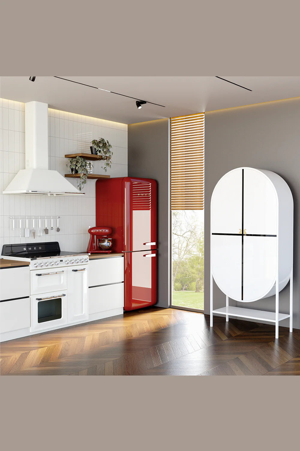 Wonderland Design Atelier-Beyaz Siyah Lake İçki Dolabı-İçki Dolabı-4-roqelvaxirum.shop