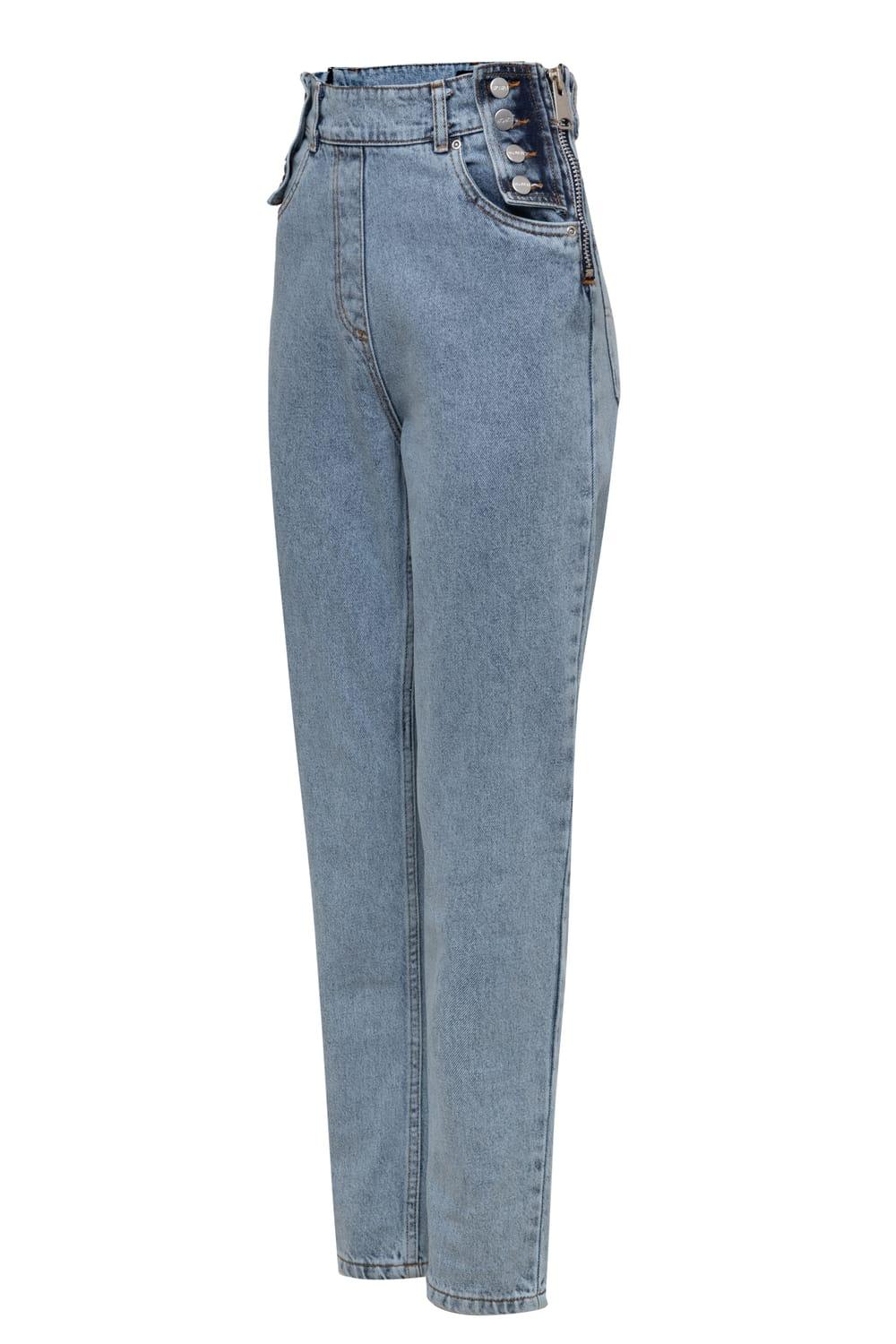 Wown-Diana Jeans-Kot Pantolon-2-roqelvaxirum.shop