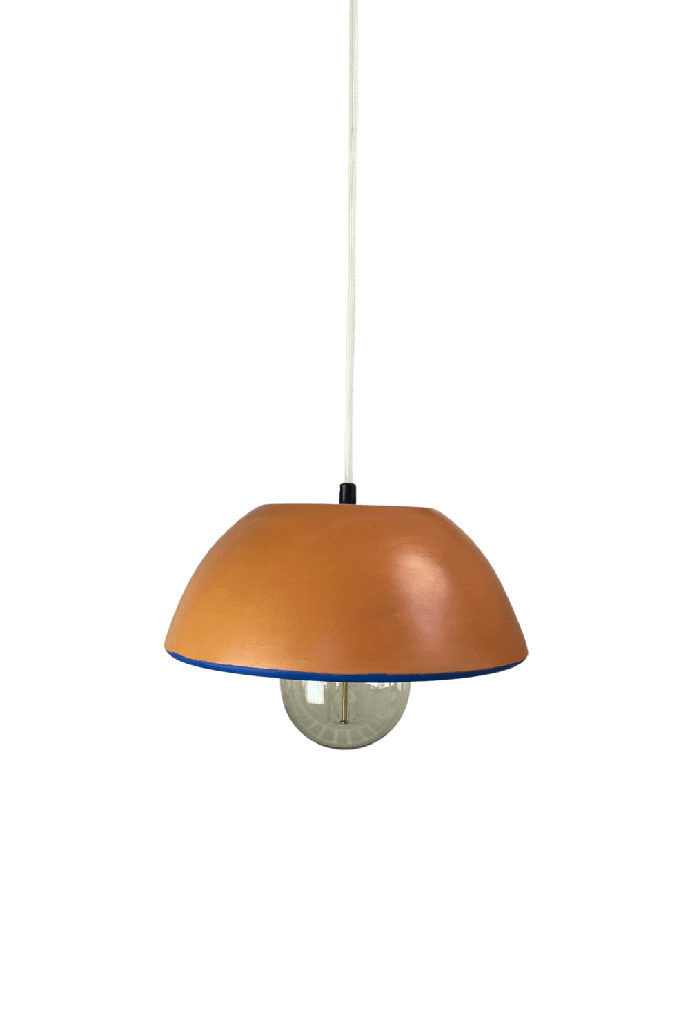 Zef Design-Temnos - Terracotta Mavi Avize , Beyaz Kablo-Avize-1-roqelvaxirum.shop