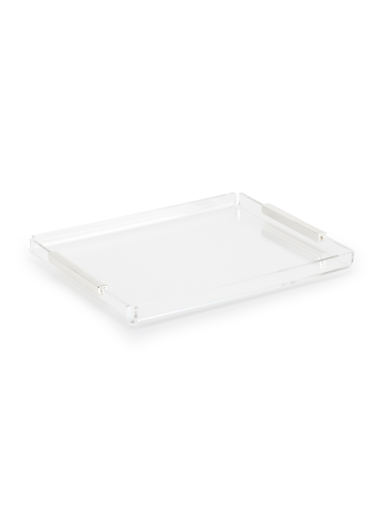 Memonza-Aria Çıta Detaylı Gümüş Tepsi, Small, Şeffaf-Tepsi-1-roqelvaxirum.shop